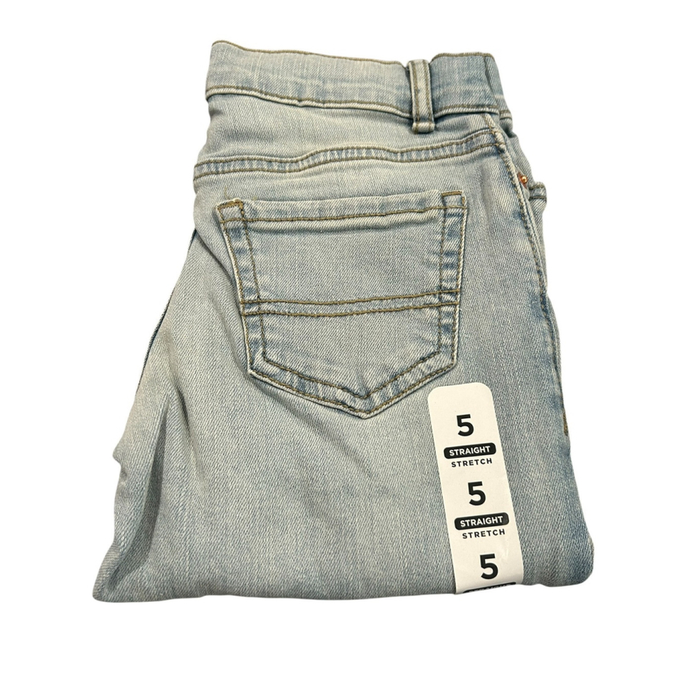 The Children's Place Jeans Boys Size 5 Fairfield Denim Straight Adjustable Waist - Picture 7 of 11